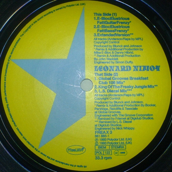 Freaky Realistic - Leonard Nimoy | Polydor (FREAX 3) - 4 Freaky Realistic - Leonard Nimoy | Polydor (FREAX 3) - 4