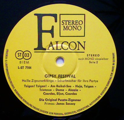 Original Puszta-Zigeuner Primas Janos Seczey - Gipsy-Festival | Falcon (LST 7104) - 4