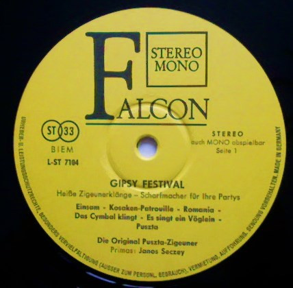 Original Puszta-Zigeuner Primas Janos Seczey - Gipsy-Festival | Falcon (LST 7104) - 3