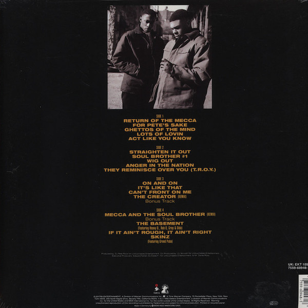 Pete Rock & C.L. Smooth - Mecca And The Soul Brother | Elektra (EKT 105) - 2 Pete Rock & C.L. Smooth - Mecca And The Soul Brother | Elektra (EKT 105) - 2