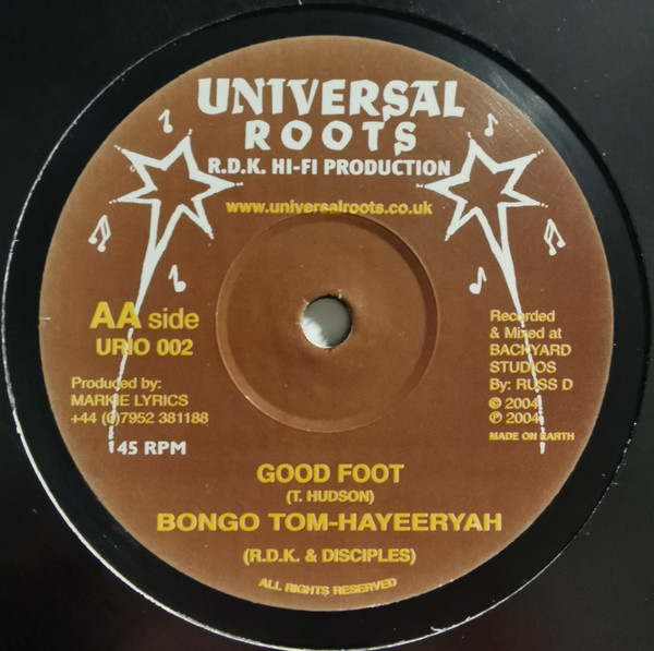 Knaty P / Bongo Tom-Hayeeryah - Pon Mi / Good Foot | Universal Roots (UR10-002) - 2 Knaty P / Bongo Tom-Hayeeryah - Pon Mi / Good Foot | Universal Roots (UR10-002) - 2