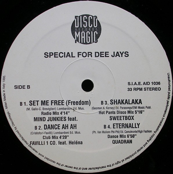 Various - Special For Dee Jays | Discomagic Records (AID 1036) - 2 Various - Special For Dee Jays | Discomagic Records (AID 1036) - 2