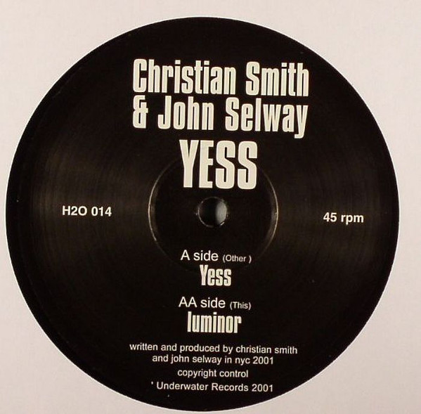 Christian Smith & John Selway - Yess | Underwater Records (H2O 014) - main