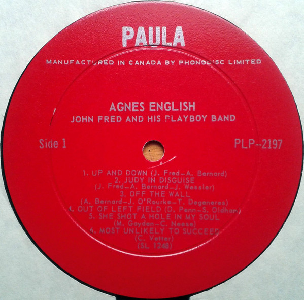 John Fred & His Playboy Band - Agnes English | Paula Records (LP-2197) - 3 John Fred & His Playboy Band - Agnes English | Paula Records (LP-2197) - 3