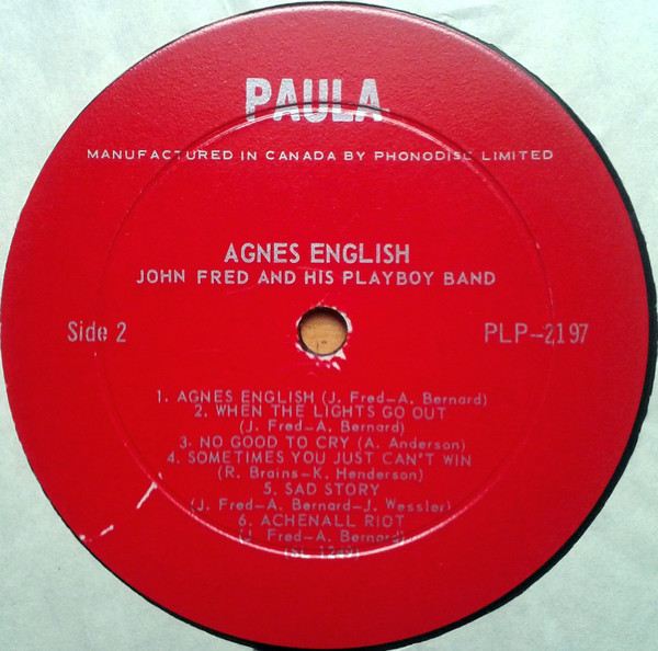 John Fred & His Playboy Band - Agnes English | Paula Records (LP-2197) - 4 John Fred & His Playboy Band - Agnes English | Paula Records (LP-2197) - 4