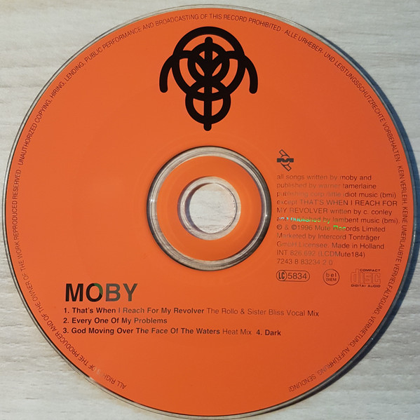 Moby - That's When I Reach For My Revolver (Remix) | Mute Records Ltd. (LCDMute 184) - 3