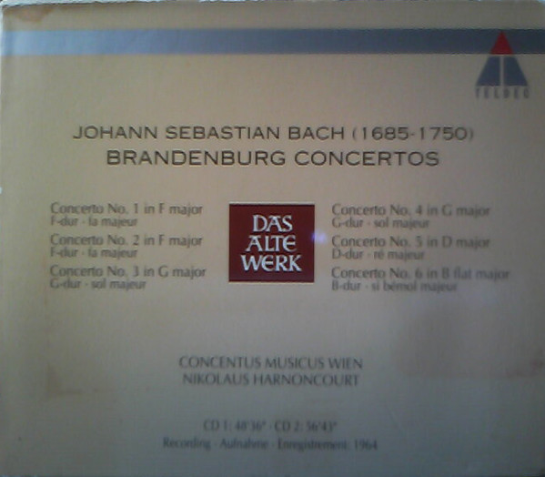 Johann Sebastian Bach - Concentus Musicus Wien , Nikolaus Harnoncourt - Brandenburg Concertos | TELDEC (9031-77611-2) - 4