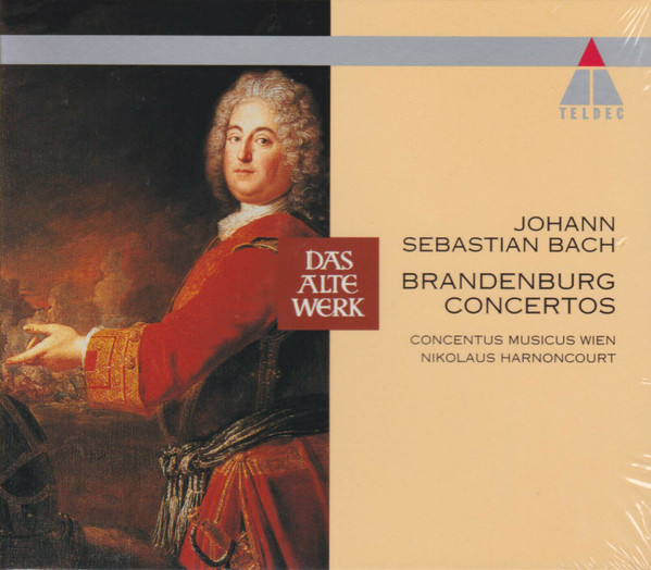 Johann Sebastian Bach - Concentus Musicus Wien , Nikolaus Harnoncourt - Brandenburg Concertos | TELDEC (9031-77611-2) - main