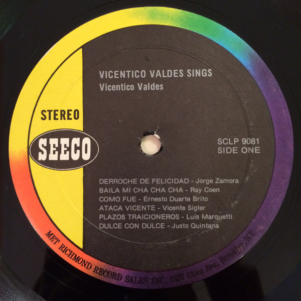 Vicentico Valdés - Vicentico Valdes Sings: Cuba's Dynamic Rhythm Vocalist | Seeco (SCLP 9081) - 3 Vicentico Valdés - Vicentico Valdes Sings: Cuba's Dynamic Rhythm Vocalist | Seeco (SCLP 9081) - 3