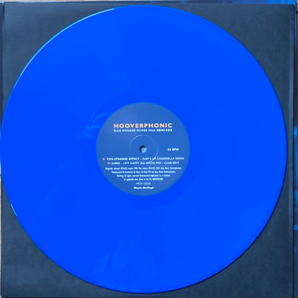 Hooverphonic - Blue Wonder Power Milk Remixes | Music On Vinyl (MOV 12020) - 4