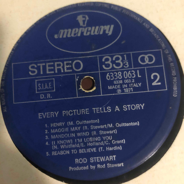 Rod Stewart - Every Picture Tells A Story | Mercury (6338 063 L) - 4 Rod Stewart - Every Picture Tells A Story | Mercury (6338 063 L) - 4