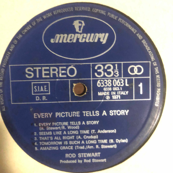 Rod Stewart - Every Picture Tells A Story | Mercury (6338 063 L) - 3 Rod Stewart - Every Picture Tells A Story | Mercury (6338 063 L) - 3