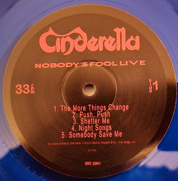 Cinderella - Nobody's Fool Live LP No 211/200 | Cleopatra (CLP 1992) - 4 Cinderella - Nobody's Fool Live LP No 211/200 | Cleopatra (CLP 1992) - 4