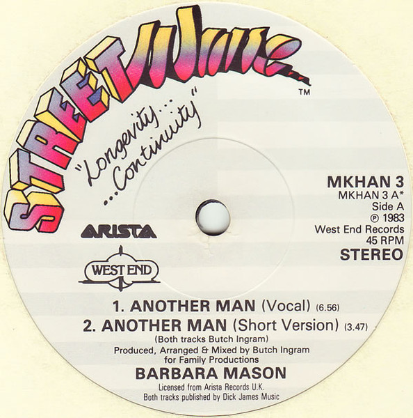 Barbara Mason - Another Man | Streetwave (MKHAN 3)