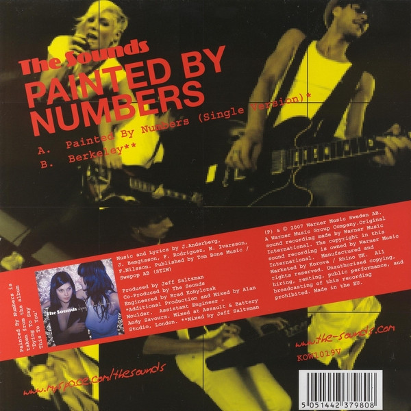 The Sounds - Painted By Numbers | Korova (KOW1019V) - 2 The Sounds - Painted By Numbers | Korova (KOW1019V) - 2