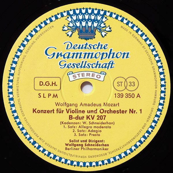Wolfgang Amadeus Mozart , Berliner Philharmoniker Solist Und Dirigent: Wolfgang Schneiderhan - Gesamtwerk Für Violine Und Orchester | Deutsche Grammophon (139 350/52) - 2