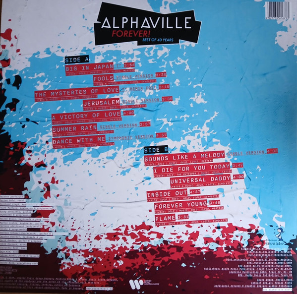 Alphaville - Forever! Best Of 40 Years | Warner Music Central Europe (5021732416773) - 2 Alphaville - Forever! Best Of 40 Years | Warner Music Central Europe (5021732416773) - 2