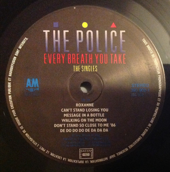 The Police - Every Breath You Take (The Singles) | A&M Records (393902-1) - 4 The Police - Every Breath You Take (The Singles) | A&M Records (393902-1) - 4