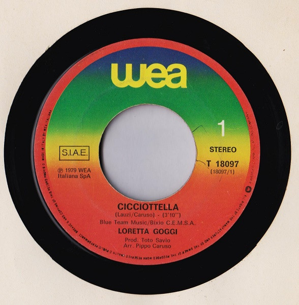 Loretta Goggi - Cicciottella | WEA (T 18097) - 3 Loretta Goggi - Cicciottella | WEA (T 18097) - 3