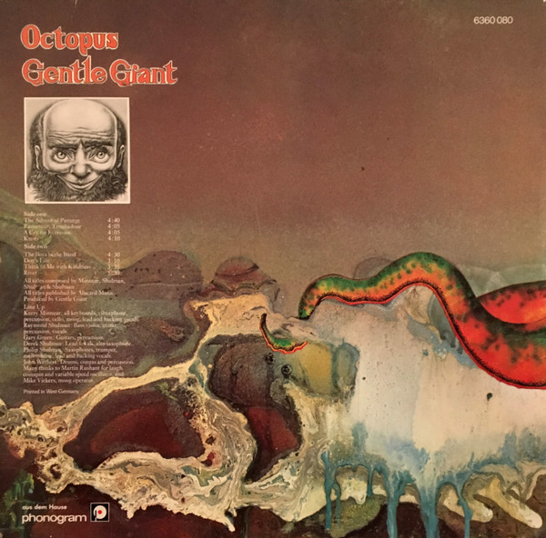 Gentle Giant - Octopus | Vertigo (6360 080) - 2