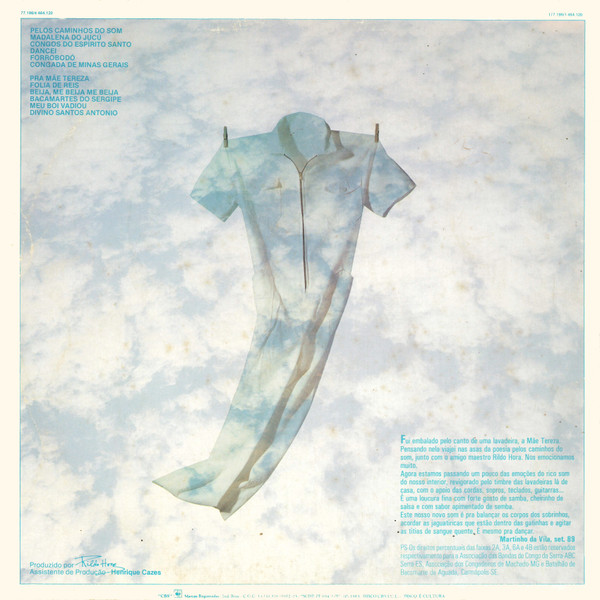 Martinho Da Vila - O Canto Das Lavadeiras | Discos CBS (177.196) - 2 Martinho Da Vila - O Canto Das Lavadeiras | Discos CBS (177.196) - 2