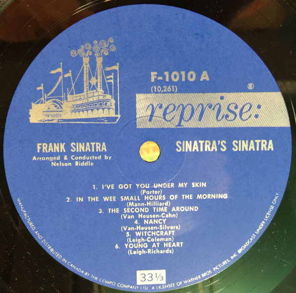 Frank Sinatra - Sinatra's Sinatra | Reprise Records (F-1010) - 3 Frank Sinatra - Sinatra's Sinatra | Reprise Records (F-1010) - 3