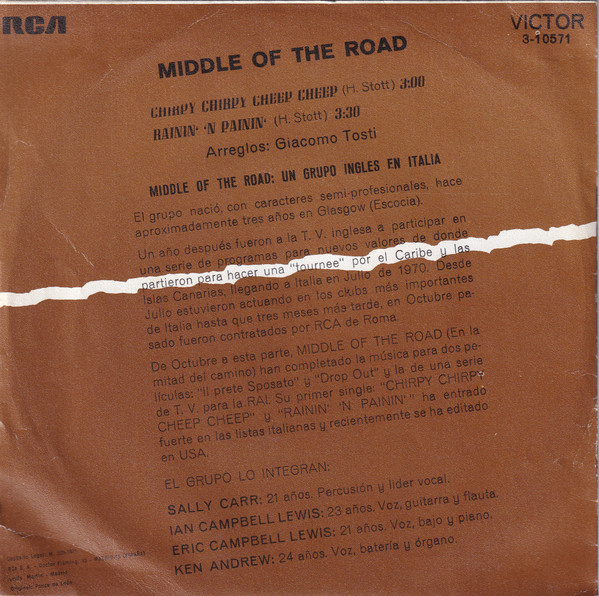 Middle Of The Road - Chirpy Chirpy Cheep Cheep | RCA Victor (3-10571) - 2 Middle Of The Road - Chirpy Chirpy Cheep Cheep | RCA Victor (3-10571) - 2