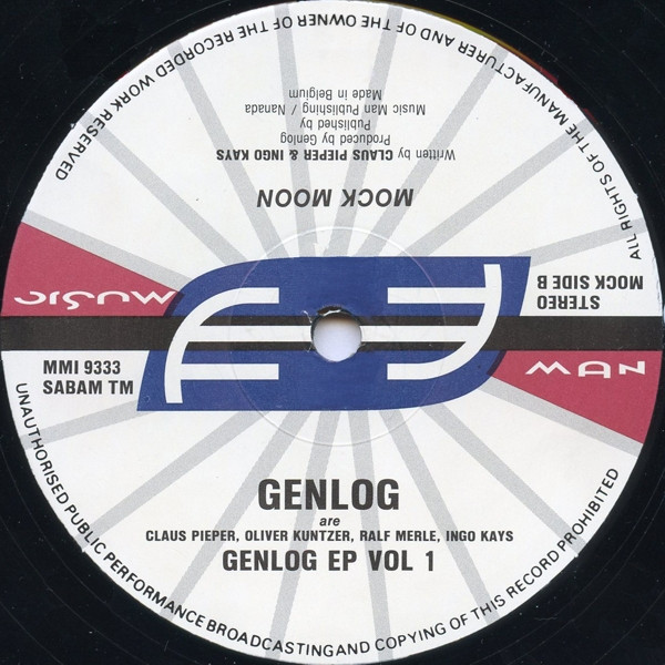 Genlog - Genlog EP Vol 1 | Music Man Records (MMI 9333) - 2