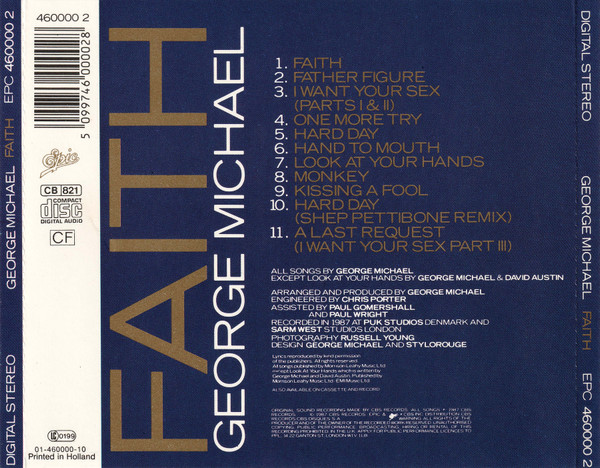 George Michael - Faith | Epic (EPC 460000 2) - 2