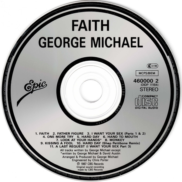 George Michael - Faith | Epic (EPC 460000 2) - 3