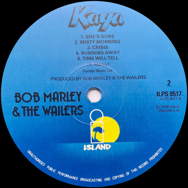 Bob Marley & The Wailers - Kaya | Island Records (ILPS 9517) - 4 Bob Marley & The Wailers - Kaya | Island Records (ILPS 9517) - 4