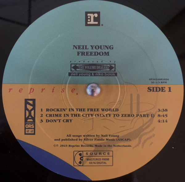 Neil Young - Freedom | Reprise Records (096324881834) - 3 Neil Young - Freedom | Reprise Records (096324881834) - 3