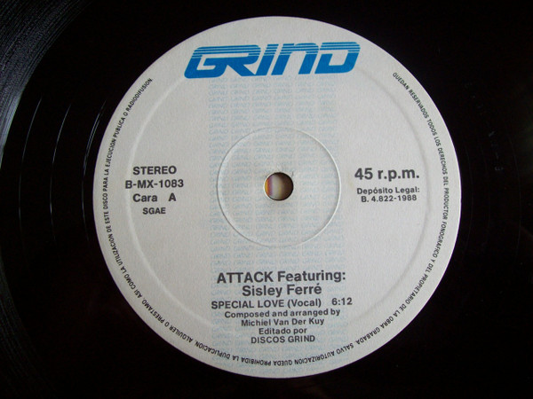 Attack Featuring Sisley Ferré - Special Love | Grind (B-MX-1083) - 2