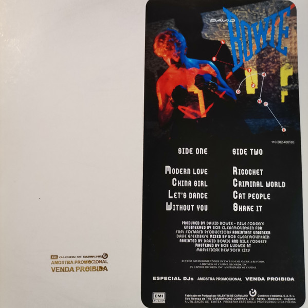 David Bowie - Let's Dance | EMI America (11C 082-400165) - 2 David Bowie - Let's Dance | EMI America (11C 082-400165) - 2