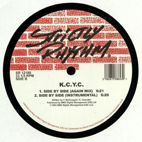 K.C.Y.C. - I'm Not Dreaming / Side By Side | Strictly Rhythm (SR12188) - 2 K.C.Y.C. - I'm Not Dreaming / Side By Side | Strictly Rhythm (SR12188) - 2