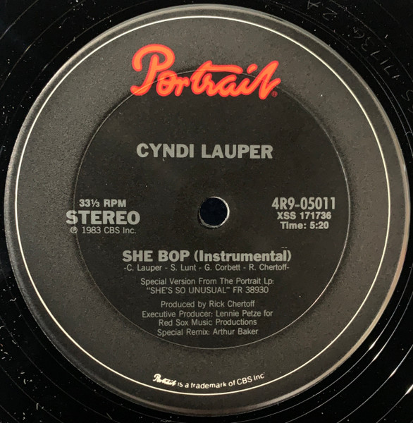 Cyndi Lauper - She Bop | Portrait (4R9-05011) - 4