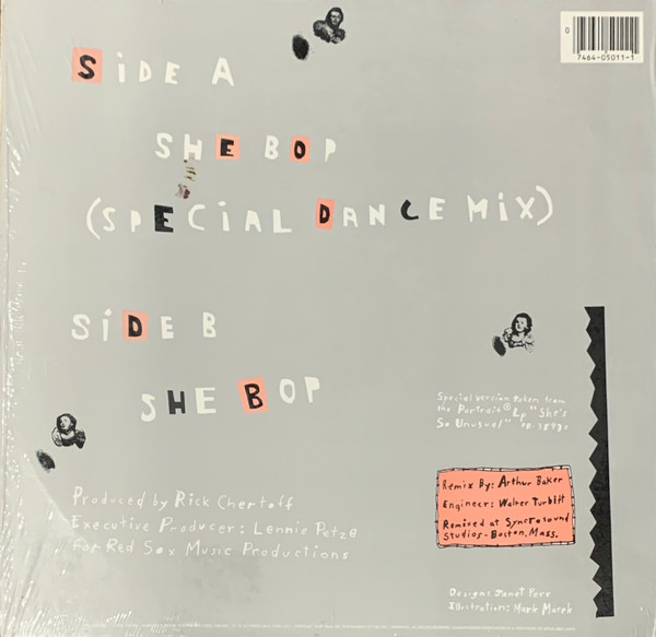 Cyndi Lauper - She Bop | Portrait (4R9-05011) - 2