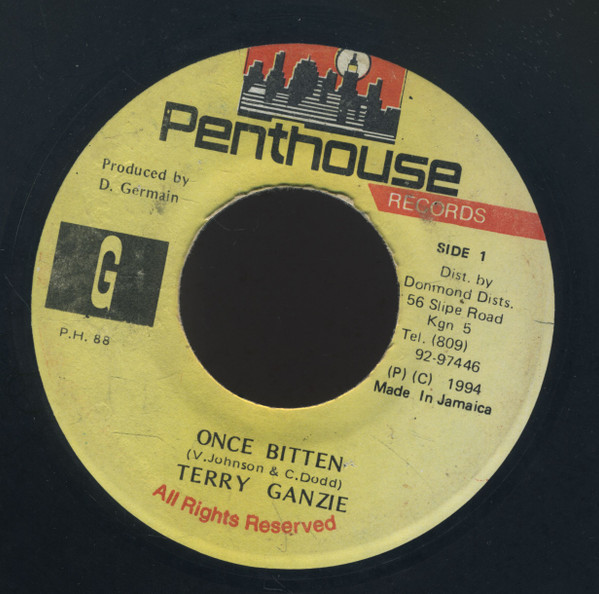Terry Ganzie - Once Bitten | Penthouse Records (P.H. 88) - main