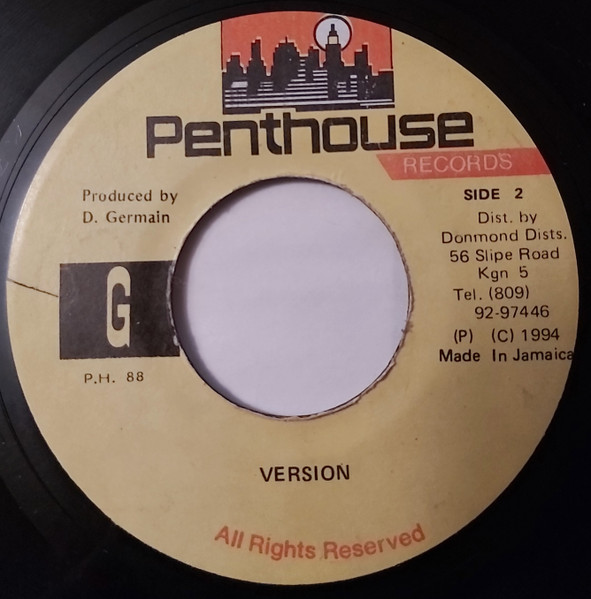 Terry Ganzie - Once Bitten | Penthouse Records (P.H. 88) - 2