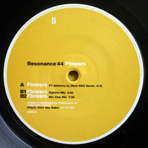 Resonance 44 - Flowers | Hey Babe! (HB 026) - 4 Resonance 44 - Flowers | Hey Babe! (HB 026) - 4