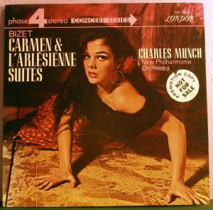 New Philharmonia Orchestra , Charles Munch , Georges Bizet - Carmen & L'Arlésienne Suites | London Records (SPC 21023)