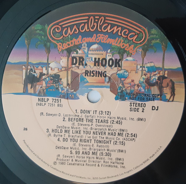 Dr. Hook - Rising | Casablanca (NBLP 7251) - 4