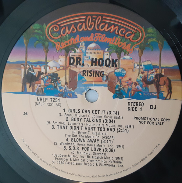 Dr. Hook - Rising | Casablanca (NBLP 7251) - 3