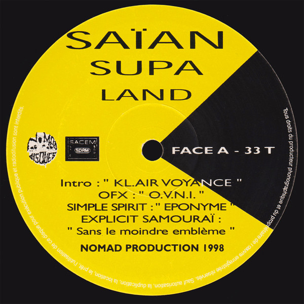 Saïan Supa Crew - Saïan Supa Land | Nomad Disques (none) - main Saïan Supa Crew - Saïan Supa Land | Nomad Disques (none) - main