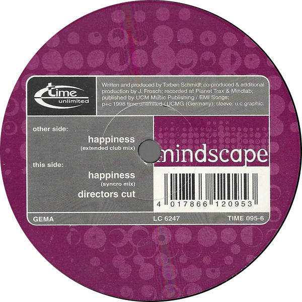 Mindscape - Happiness | Time Unlimited (TIME 095-6) - main