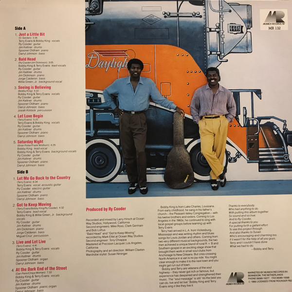 Bobby King & Terry Evans - Live And Let Live! | Munich Records (MR 132) - 2 Bobby King & Terry Evans - Live And Let Live! | Munich Records (MR 132) - 2