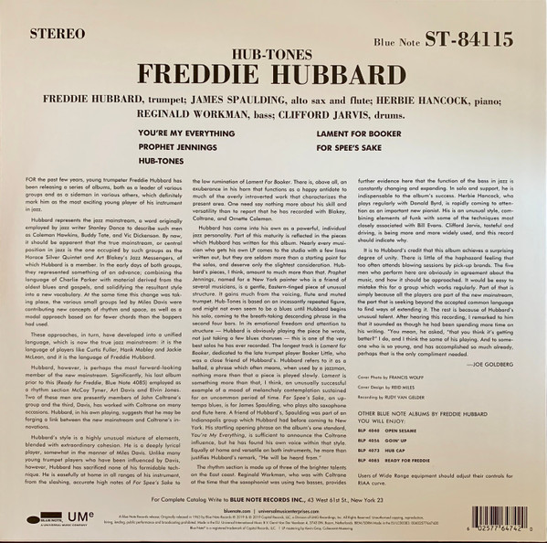 Freddie Hubbard - Hub-Tones | Blue Note (7764742) - 2 Freddie Hubbard - Hub-Tones | Blue Note (7764742) - 2