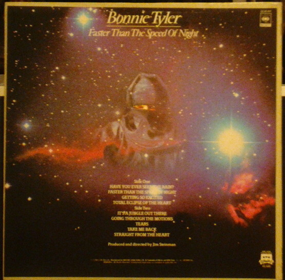 Bonnie Tyler - Faster Than The Speed Of Night | CBS/Sony (25•3P-441) - 2 Bonnie Tyler - Faster Than The Speed Of Night | CBS/Sony (25•3P-441) - 2