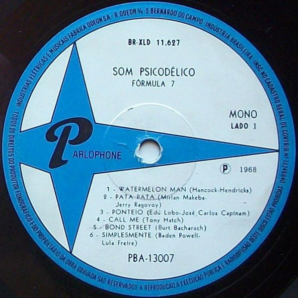 Formula 7 - Som Psicodelico | Parlophone (SPBA-13.007) - 3