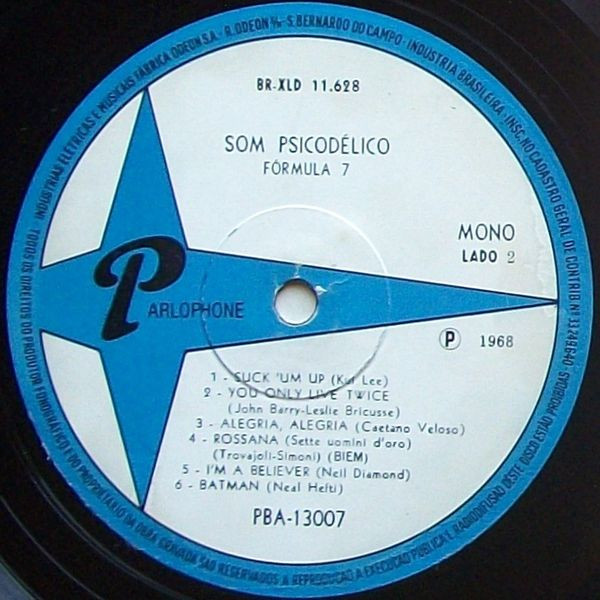 Formula 7 - Som Psicodelico | Parlophone (SPBA-13.007) - 4